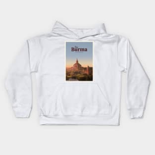 Visit Burma Kids Hoodie